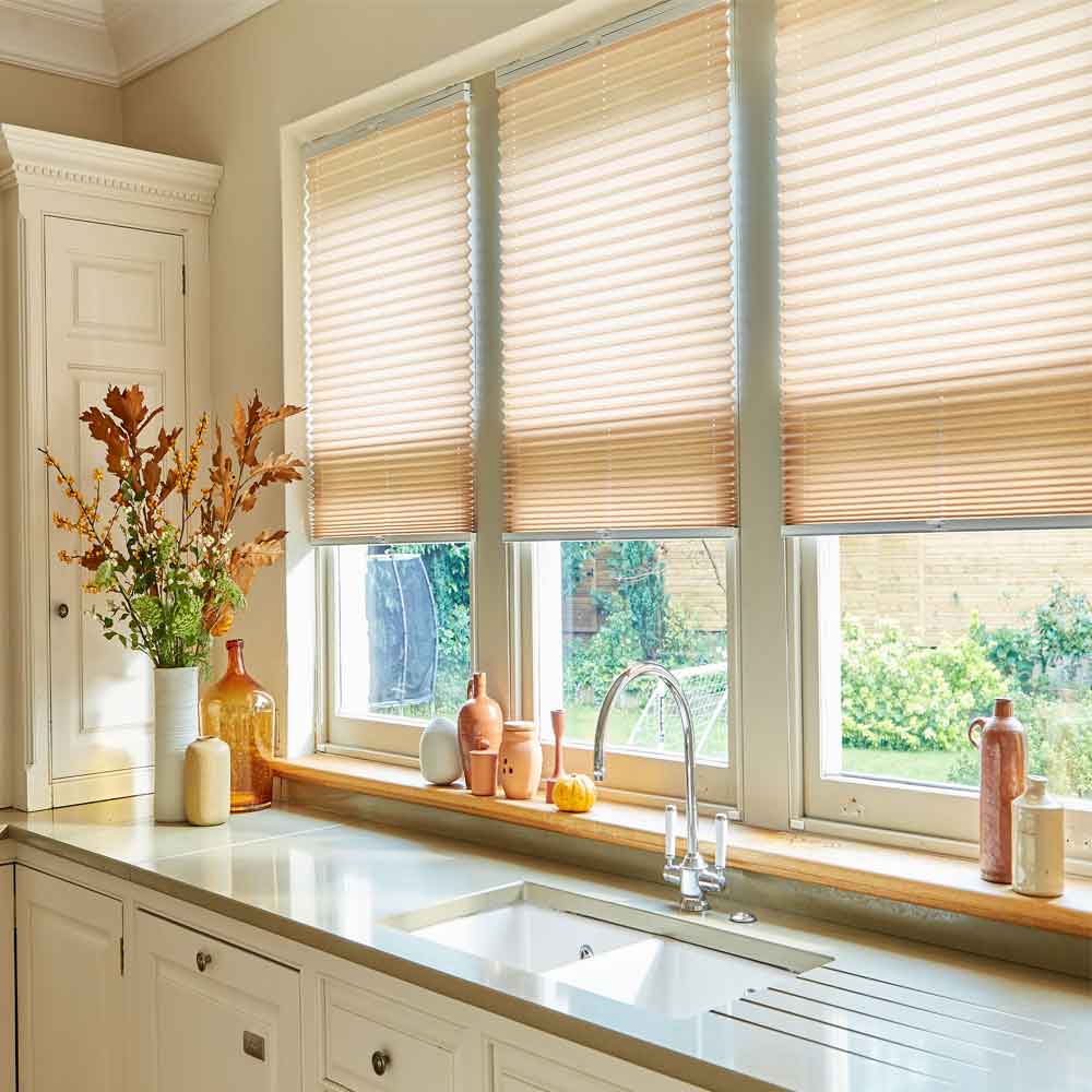 Pleated blinds in Crewe